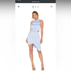 NWT Revolve ELIATT Camo dress in baby blue